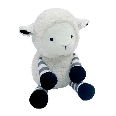 Lambs & Ivy Little Sheep White/gray Plush Lamb Stuffed Animal Toy - Ivy