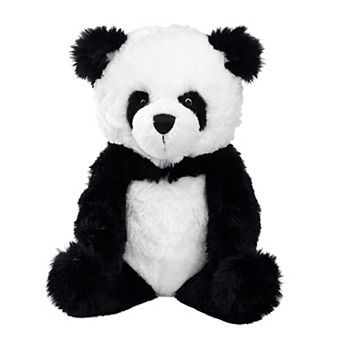 Lambs & Ivy Wild Life Black/white Plush Panda Bear Stuffed Animal Toy - Lucky
