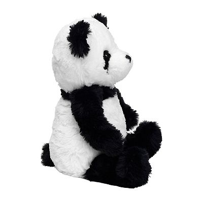 Lambs & Ivy Wild Life Black/white Plush Panda Bear Stuffed Animal Toy - Lucky