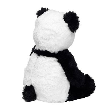 Lambs & Ivy Wild Life Black/white Plush Panda Bear Stuffed Animal Toy - Lucky