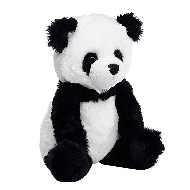 Lambs & Ivy Wild Life Black/white Plush Panda Bear Stuffed Animal Toy - Lucky