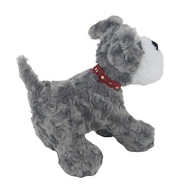 Bedtime Originals Plush Gray/white Dog Stuffed Animal - Whiskers