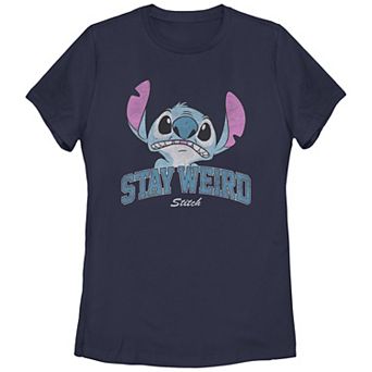 Disney's Lilo & Stitch Stay Weird Stitch Juniors' Graphic Tee