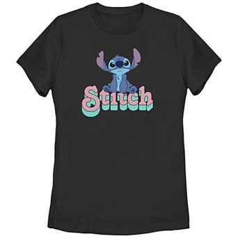 Disney's Lilo & Stitch Sitting Stitch Juniors' Graphic Tee