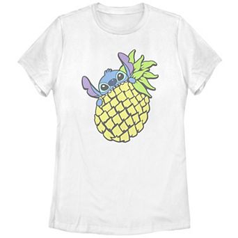 Disney's Lilo & Stitch Pineapple Eater Stitch Juniors' Graphic Tee