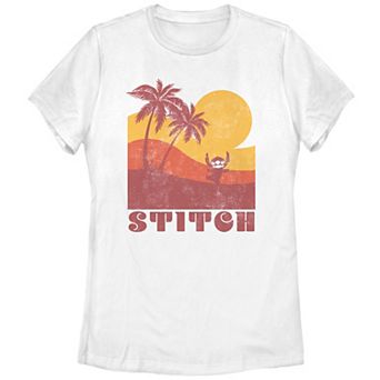 Disney's Lilo & Stitch Sunset Stitch Juniors' Graphic Tee