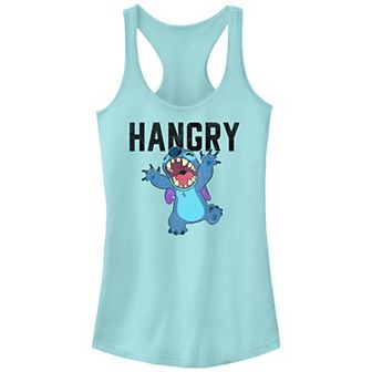 Disney's Lilo & Stitch Hangry Stitch Juniors' Graphic Racerback Tank