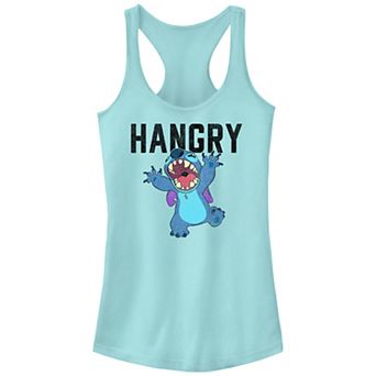 Disney's Lilo & Stitch Hangry Stitch Juniors' Graphic Racerback Tank