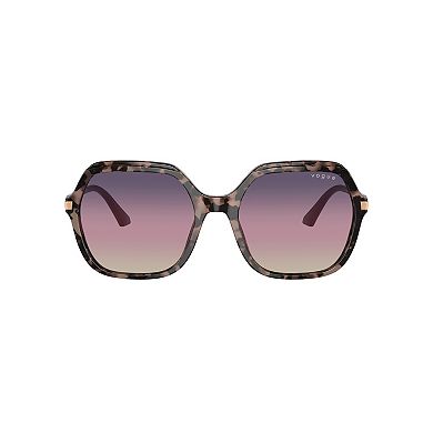 Women's Vogue VO5561S 56mm Acetate Gradient Irregular Sunglasses