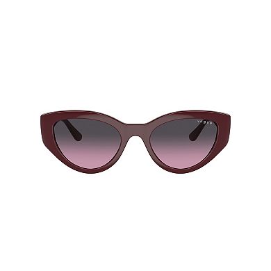 Women's Vogue VO5566S 52mm Injected Gradient Cat Eye Sunglasses