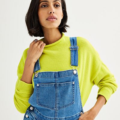 Fashion kohls denim overalls