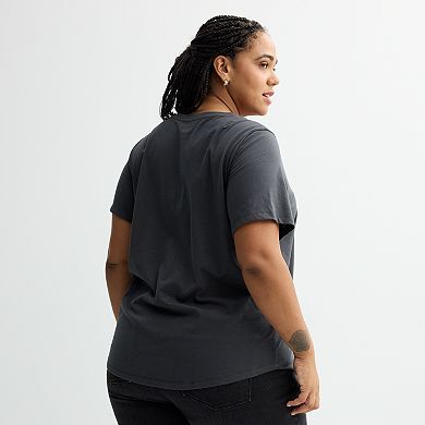 Disney's Minnie Mouse Spider Web And Spider Ears Plus Size Graphic Tee