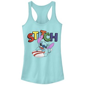 Disney's Lilo & Stitch Surf Stitch Juniors' Graphic Racerback Tank