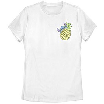Disney's Lilo & Stitch Pineapple Eater Stitch Juniors' Graphic Tee