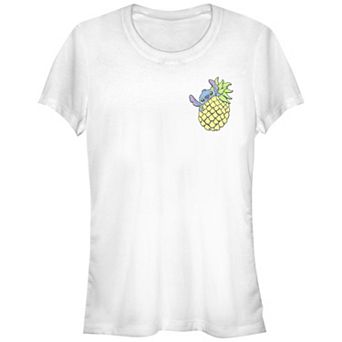 Disney's Lilo & Stitch Pineapple Eater Stitch Juniors' Graphic Tee