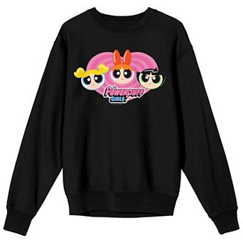 Juniors' Powerpull Girls Pink Heart Long Sleeve Graphic Tee