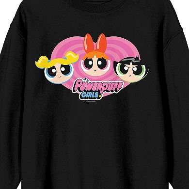 Juniors' Powerpull Girls Pink Heart Long Sleeve Graphic Tee