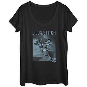 Disney's Lilo & Stitch Surfing Ohana Juniors' Graphic Tee
