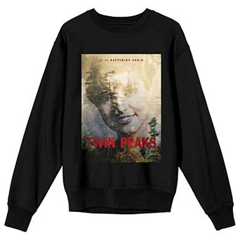 Juniors' Twin Peaks Poster Art Long Sleeve Graphic Tee