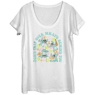 Disney's Lilo & Stitch Hippie Stitch Juniors' Graphic Tee