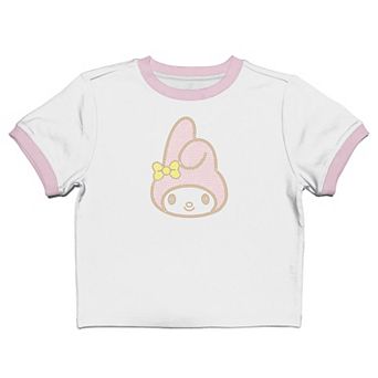 Juniors' My Melody Character Face Baby Graphic Tee