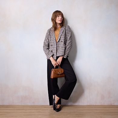 Women's LC Lauren Conrad Double Breasted Notch Collar Blazer