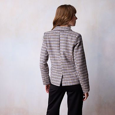 Women's LC Lauren Conrad Double Breasted Notch Collar Blazer