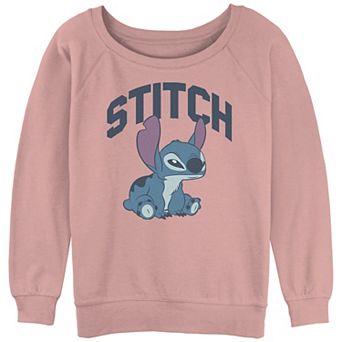 Disney's Lilo & Stitch Angry Looking Stitch Juniors' Graphic Slouchy Terry