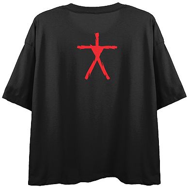 Juniors' The Blair Witch Project Logo Cropped Graphic Tee