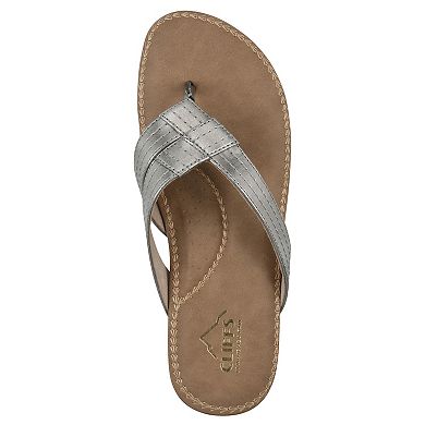 Cliffs by White Mountain Fateful Women's Comfort Thong Sandals