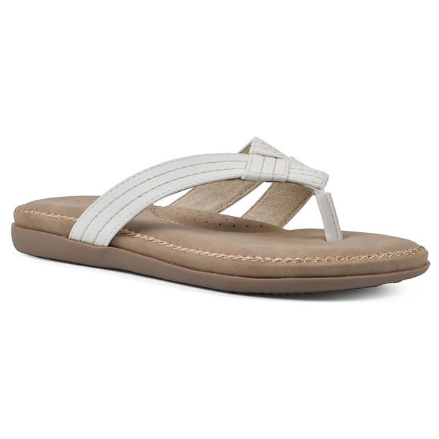 Cliffs by White Mountain Fateful Women s Comfort Thong Sandals