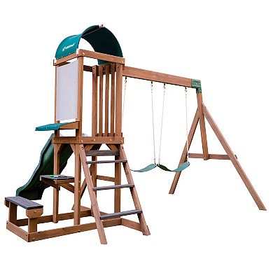 KidKraft Wilderness Point Wooden Swing Set