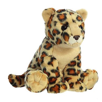 Aurora Medium Brown Destination Nation 12" Leopard Adventurous Stuffed Animal