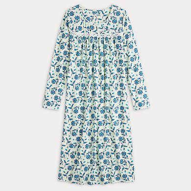 Women's Croft & Barrow® Long Sleeve Nightgown