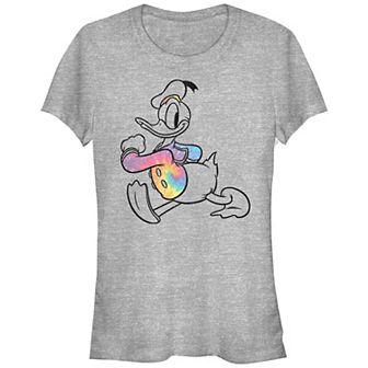 Disney's Donald Duck Tie Dye Ensemble Juniors' Graphic Tee