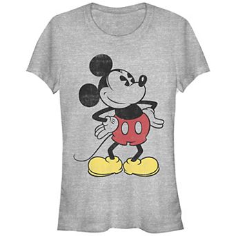 Disney's Mickey Mouse Vintage Style Juniors' Fitted Graphic Tee