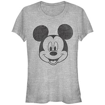 Disney's Mickey Mouse Smiley Face Juniors' Graphic Tee
