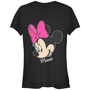 Disney's Minnie Mouse Head Profile Juniors' Graphic Tee