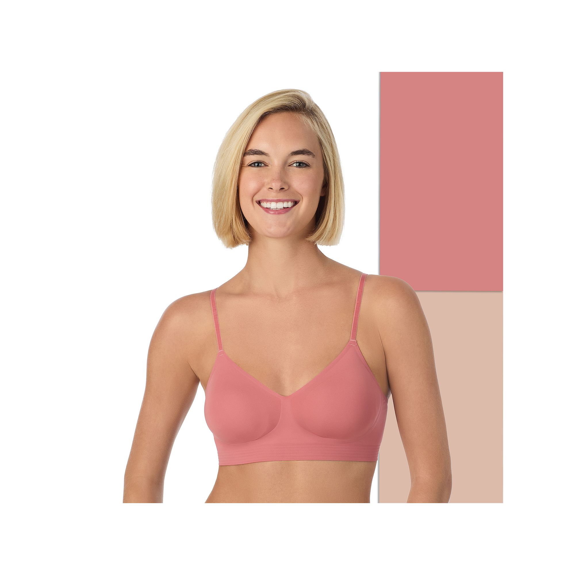 Juniors SO® 2-Pack Smooth Bonded Bra SO81001P2, Girls, Size: Small, Pink
