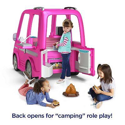 Barbie camper ride on online