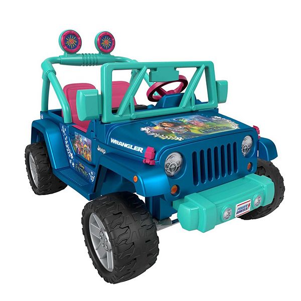 Disney s Encanto Power Wheels Jeep Wrangler Battery Powered Ride On Vehicle