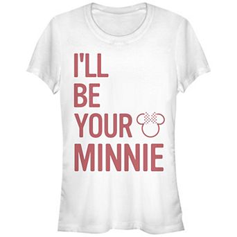 Disney's Minnie Mouse I'll Be Your Minnie Juniors' Graphic Tee