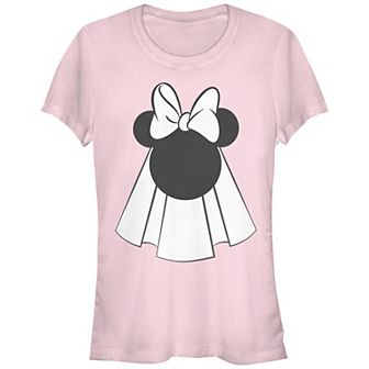 Disney's Minnie Mouse Bride Veil Juniors' Graphic Tee