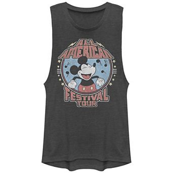 Disney's Mickey Mouse All American Festival Tour Juniors' Graphic Tank