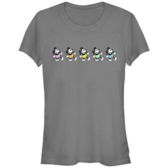 Disney's Mickey Mouse Happy Pose Juniors' Graphic Tee
