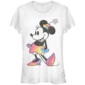 Disney's Minnie Mouse Tie Dye Ensemble Juniors' Graphic Tee