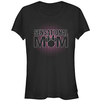 Disney's Minnie Mouse Sensational Mom Juniors' Graphic Tee