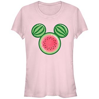 Disney's Mickey Mouse Watermelon Head Juniors' Graphic Tee