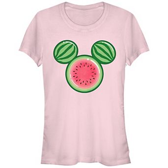 Disney's Mickey Mouse Watermelon Head Juniors' Graphic Tee