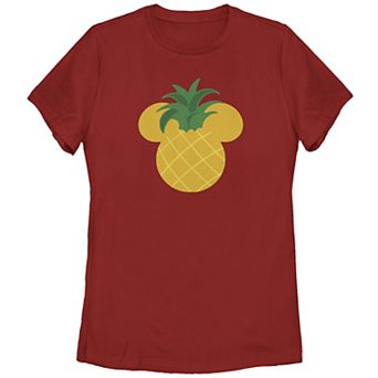 Disney's Mickey Mouse Pineapple Head Juniors' Graphic Tee